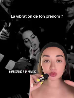 A split-screen image. The background shows a vintage, black-and-white film still of a woman smoking, in a nightclub setting. The foreground features a woman with dark hair and a dark headband, holding a microphone and looking at the camera. Text overlays in the image.