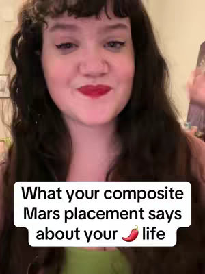 A woman with long, dark curly hair and red lipstick is centered in the frame, the main focus of the cover image. She is looking at the camera with a slight smile, set against a soft background. A text overlay at the bottom introduces the video's topic. The overall composition is simple, drawing attention to the creator and a text overlay.