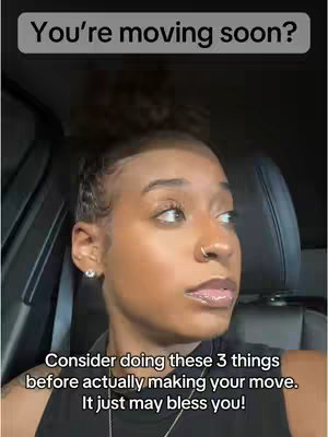 A selfie-style shot featuring a woman inside a car, looking towards the side with a thoughtful expression. Text overlays are present at the top and bottom of the image. The car's interior, including a dark-colored seat, serves as the background.