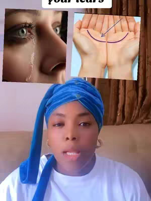 The cover image features a person in the lower portion of the image with an overlayed image of teary eyes and a chart of hands.