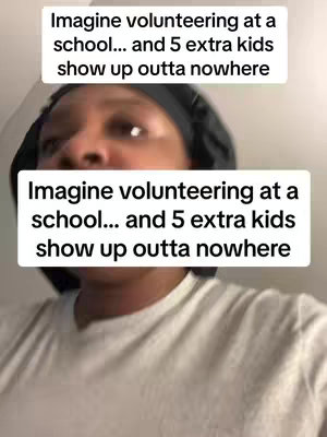 The cover image shows a selfie of a person looking up towards the upper left corner. There are two white rectangles on top of the persons head that contain the same text in a black font. They are wearing a white t-shirt and a black head covering.