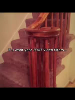The image shows a close-up shot of a wooden staircase railing, with a text overlay at the bottom. The staircase is made of dark wood and is in the background.