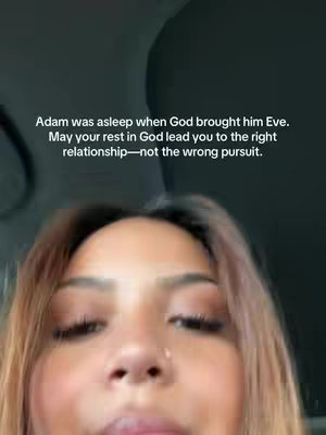 The cover image is from a slightly high angle of a person's face, with text overlayed that has religious context. The person has light brown hair. The background is plain and out of focus.
