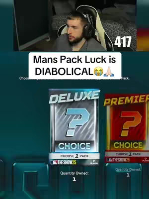 The cover image shows a man in front of a gaming setup, with a pop-up in the image containing text superimposed. Below the man are two packs that are part of a game interface.