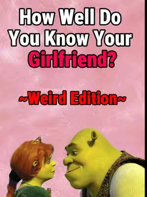 The cover image features a pink background with overlaid text. In the foreground, characters from the movie Shrek are featured: Shrek and Fiona, looking towards each other. Decorative text elements enhance the overall image.