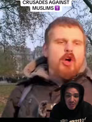 The cover image shows a man with a beard speaking in front of a blurred outdoor background, with a smaller inset video of another person in the bottom right corner.