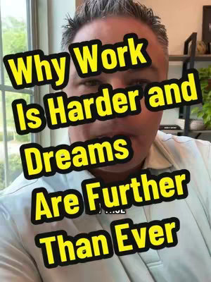 A man with short, graying hair and a collared shirt is centered in the frame, the text overlay covers the upper half of the image. The text is in a bold, blocky font with a yellow fill and a black border. The backdrop is blurred, suggesting an interior setting possibly near a window.