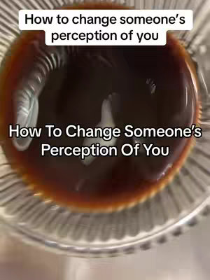 The cover image shows a close-up, top-down view of a liquid, possibly coffee or a dark-colored beverage, inside a clear glass. The liquid's surface is dark, reflecting light, and the edges of the glass are visible. Text overlays are placed at the top and in the center, using a contrasting white font to highlight the video's topic.