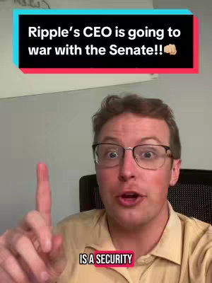 A man with glasses and a light yellow shirt looks directly at the camera with an expression of intense focus, his index finger raised. Overlaid at the top is a text box with black and white font on a teal and red background, and an area with a red rectangle is at the bottom. The background shows a partially visible white board, behind the man.