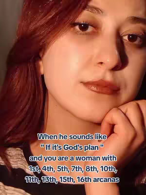 The cover image is a close-up shot of a woman's face with reddish-brown hair. She has light skin, brown eyes, and glossy lips. Her hand is supporting her chin. There is text overlayed on the image.