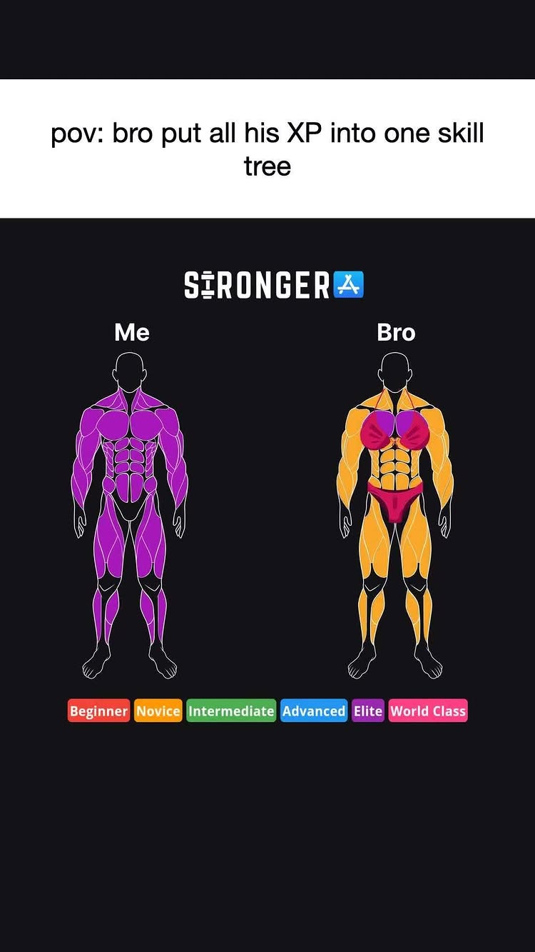 The cover image is a graphic illustrating two body diagrams. One is a purple-colored figure labeled "Me," and the other is an orange and pink figure labeled "Bro." The image features text and a color gradient from black to green.