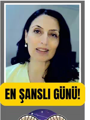 A woman with long dark hair looks towards the viewer, set within a framed border featuring a yellow hook text box and astrological symbols. The woman is fair-skinned, wearing earrings and a light colored top. The background is a blurry neutral color.