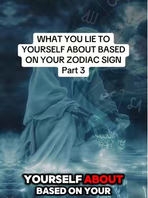 A mystical and ethereal image featuring a hooded figure in a flowing gown, seemingly emerging from water-like or cloudy effects. Overlaid with text in a modern style. The colors are predominantly cool blues and whites, giving it a dreamlike quality.