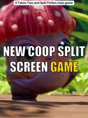 The cover image features an animated mushroom character with large, expressive eyes against a blurry background of green foliage. The mushroom, with a reddish cap dotted with white spots, has a light-colored face, and the text overlays highlight the game's features.