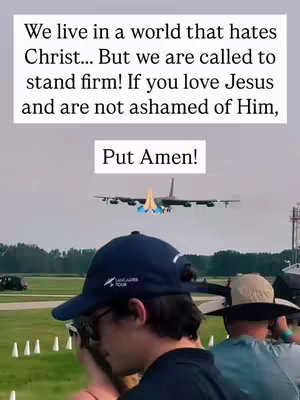 Cover image shows a group of people watching a large plane, possibly a B-52 bomber, taking off against a cloudy sky. Text overlays are placed at the top and in the middle of the image.