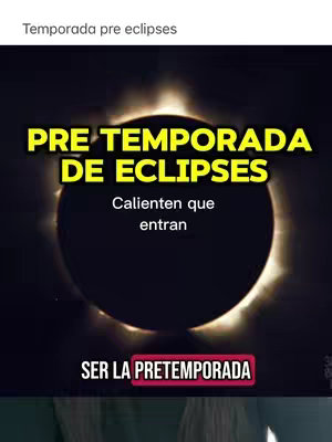 The cover image shows a stylized depiction of a solar eclipse with a dark central disk and a bright, golden corona. Text overlays are placed strategically to communicate the video's message.