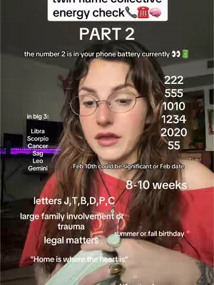 A woman with curly brown hair and glasses is the central focus of the image. She is wearing a red top and is holding a stack of papers. Behind her, there's a background with text in the form of lists, while an image of a tv set can be seen on the top right.