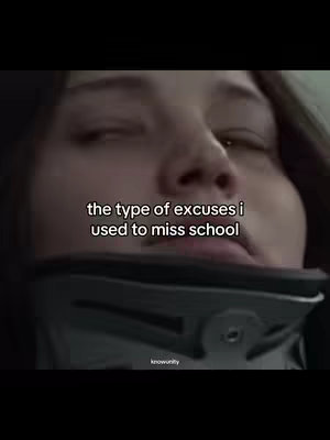 The cover image shows a close-up of a person's face, with the text overlayed. The person has their eyes closed, suggesting they are possibly experiencing pain or discomfort. A neck brace supports the chin and neck. The overall tone suggests a humorous or relatable scenario.
