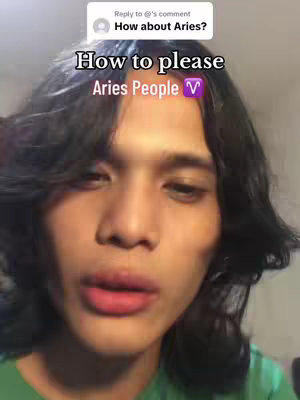 A young man with long, dark hair looks directly at the camera, his lips slightly parted. Text overlays the image, with a comment bubble in the top left corner and horizontal text, and text in a smaller stylized font, is overlaid under it. The background is blurred, giving focus on the man and the overlaid text.