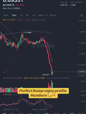 The cover image displays a cryptocurrency trading chart with a downward trend highlighted. A yellow banner with text is placed at the bottom of the chart.