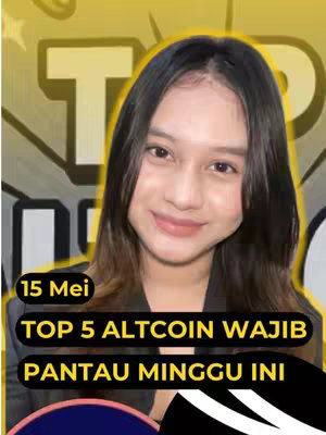 A young woman with long dark hair smiles at the camera. She is framed within a yellow and white graphic that includes the text "TOP" and other text in Indonesian. The words are displayed on the screen, and the overall composition includes a background that complements the image and the text below the woman. The color palette uses black, yellow, and white to ensure readability and visual appeal.