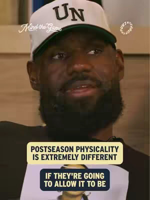 A medium shot shows a man wearing a white hat with black text and letters, and a black shirt. Text boxes in the image provide context.
