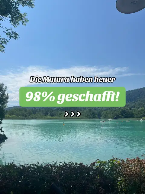 A photo of a scenic lake surrounded by mountains and clear blue sky. The foreground has some greenery, and there is text overlayed on the image.