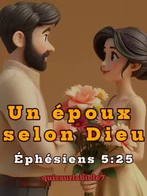 A digital illustration of a couple in a romantic embrace. The man, with a beard, is turned towards the woman, who holds a bouquet of flowers. Text overlays in orange and white fonts are superimposed over the figures.