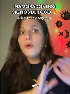 A woman with long brown hair looks surprised, with her mouth slightly open. Above her is text in white. The background has colorful lights.
