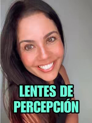 A close-up shot of a woman smiling and looking directly at the camera. Text in a green-outlined black box is overlaid on the lower portion of the image.