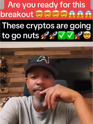 The cover image features a man in a black cap with white text overlaid on a red background. The text forms a title and the middle section has emojis, indicating the excitement surrounding the crypto world, while the man wearing a cap and a grey shirt is looking forward.