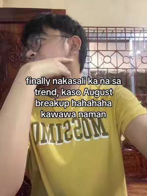 A young man with glasses and a yellow t-shirt with a printed design is positioned in front of a warm-toned background. Text overlay provides a hook.