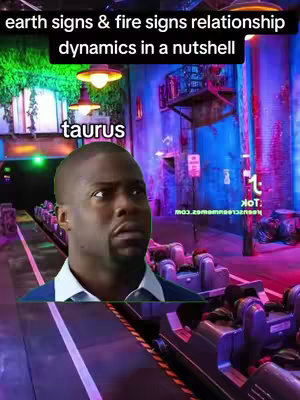The cover image shows a still from what appears to be a rollercoaster ride at a theme park, with a surprised looking Kevin Hart superimposed in the foreground over the rollercoaster tracks. Text highlights the zodiac signs of Taurus.