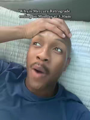 A man with dark skin is the central focus, captured in a medium close-up that shows his face and part of his upper chest. He has short, closely-cropped hair and a subtle mustache. He has a look of surprise and is gazing upwards and to the side. A text overlay announces the focal point of the video.