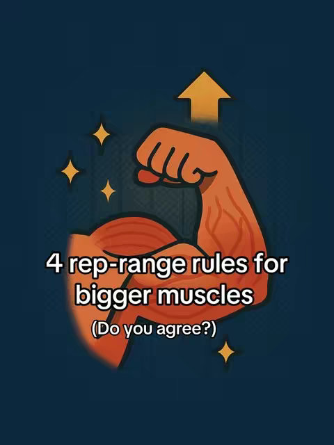 An illustration featuring a flexed arm in an orange color against a dark blue background. Above the arm is a yellow arrow pointing up. The arm is the central element, showcasing muscles and veins. The background is a gradient of dark blue. The text overlay provides the title of the content. 
