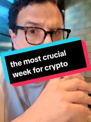 A selfie-style shot features a person, likely the creator, with their face and upper body visible. The background appears to be an indoor setting. The person is wearing glasses. Their expression is one of slight concern. A colorful overlay with vertical text is placed over the image, providing a key phrase for the video's content.