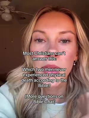 A selfie-style shot of a woman with blonde hair, looking directly at the camera. The background is a soft, neutral tone, and overlayed text is placed over the image.