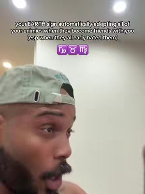 A man with a beard and a green cap is looking toward the side with a surprised expression, with text from a meme overlaid on the picture.