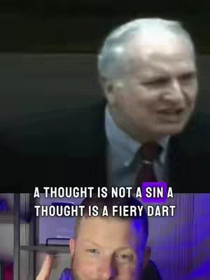 The cover image is divided into two sections. The top section features a man in a suit speaking. The bottom section displays a man at the bottom with his finger up as if making a point and the added text overlay is visible.