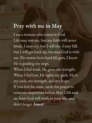 The cover image features a softly lit scene with a woman's silhouette slightly out of focus in the background. The foreground displays overlaid text in a clean, modern font, setting a spiritual and motivational tone. The overall composition is simple, emphasizing the text's message.