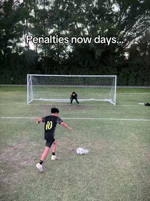 The cover image shows a soccer field with two young boys playing soccer. One boy is dressed as a goalie, and the other boy is wearing a soccer jersey, getting ready to kick the ball. White goal post and green grass are also visible in the image.