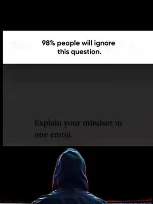A person in a hooded sweatshirt is seen from the back, standing in front of an enigmatic background. Above, text on a lighter background poses a question while another, more subtle question appears below.