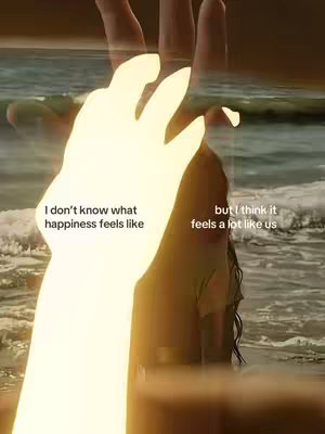 A person's silhouette is partially visible in the background, with the focus on a glowing, light-filled hand overlay. The hand is positioned in the foreground, and text is overlaid on the hand and the background, creating a layered visual effect.
