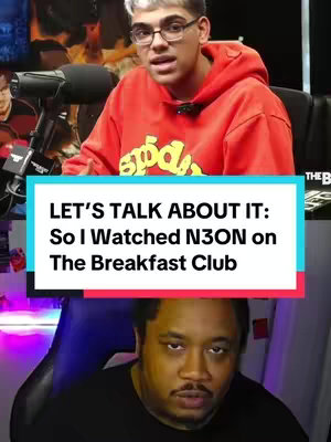 The cover image shows two men in a split screen. The top half features a man with glasses and a red hoodie with text overlayed. The bottom shows another man wearing a black shirt and looking at the camera. Both men are seated. The overall composition is a split screen with the overlayed text providing the key message.