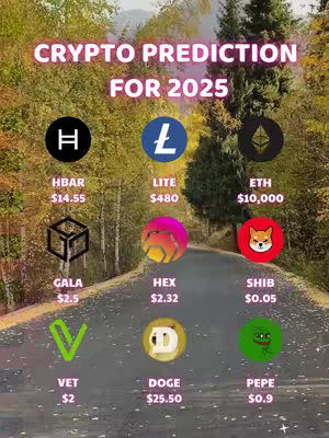 The cover photo is a road leading into a forest with fall colors, acting as a canvas for overlaid elements. In the foreground, a road curves into the distance, flanked by trees with yellow and green leaves. In the center, a title is placed in white and pink overlay. The image presents logos and predicted values.