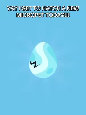 The image features an egg-shaped object in the center against a light blue background. The egg is a marbled light blue with a crack in the front and a zig-zagging dark crack. The text is in black, centered at the top of the image.