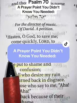 The image shows an open bible with text overlayed on the page and a pen is visible at the bottom. The main text overlay has a rounded rectangular shape, and the top part of the bible is visible. The pen has red color at its tip.