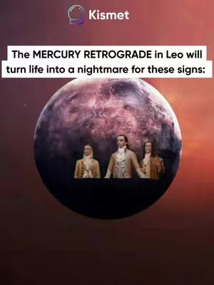 The image features a stylized representation of a planetary object and the persons in the front, set against an gradient backdrop. Above the planet, text overlays provide additional context. The color palette includes shades of purple, orange, and white, which contributes to a mystical tone.
