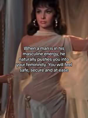 The image features a woman from the chest up, wearing a light, flowing garment. She has dark hair and is wearing earrings. Overlayed text is present near the center of the frame, offering a relationship-focused statement.