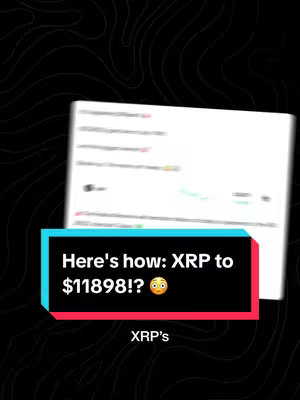 The cover image features a stylized graphic with a dark background overlaid with a light, swirling pattern. A screenshot of a chart and data is visible, and at the bottom is a colorful rectangle containing text and an emoji. The text proclaims potential price predictions in a bold font, suggesting financial analysis content.